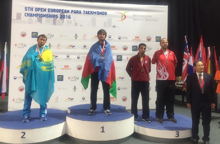 Azerbaijani Para-Taekwondo fighters win nine European medals 